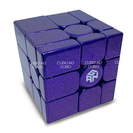 Cubo Mágico 3x3 Magnético Metálico Stickerless Cor Da Estrutura Cromado