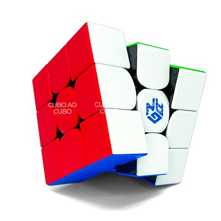 Cubo Mágico 3x3x3 GAN 356M Standard Magnético - Stickerless - Cubo