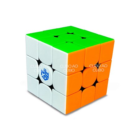 Cubo Mágico 3x3x3 GAN 356M Standard Magnético - Stickerless - Cubo