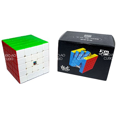 Cubo Mágico 5x5 Magnético Moyu Meilong 5m Stickerless