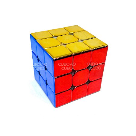 Cubo Mágico 3x3x3 Cyclone Boys Metalizado M Magnético