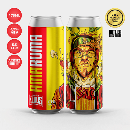 Cerveja Amaruma Sour Lata 473ml