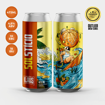 Cerveja Solstício Summer Ale com Tangerina 473ml