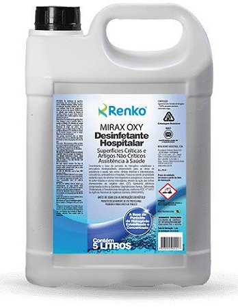 Desinfetante Hospitalar Mirax Oxy 5L