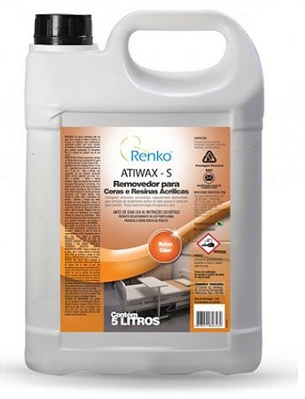 Removedor de Ceras Atiwax S Hospitalar 5L - Baixo Odor