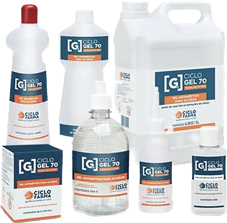 Álcool Gel 70% 800Ml refil