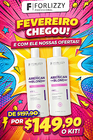 American Blond - Tratamento térmico| KIT 1L