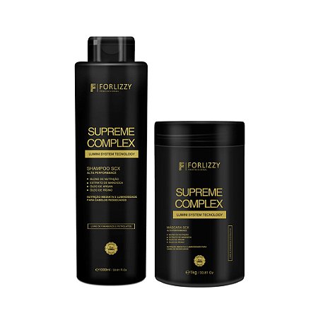Kit Supreme Complex Shampoo 1L + Máscara 1KG