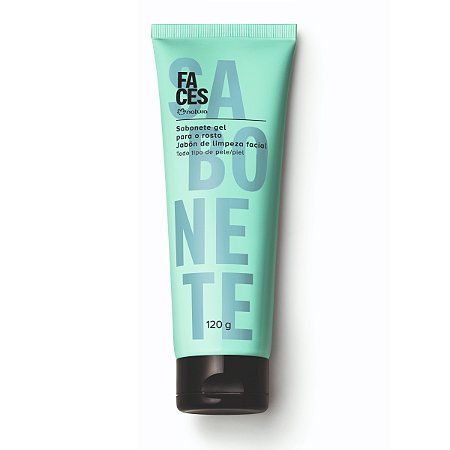 Sabonete Gel para o Rosto Faces 120g