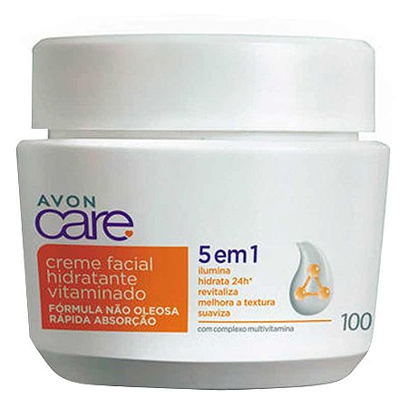 Creme Facial Avon Care Hidratante Vitaminado 5 em 1 de 100g