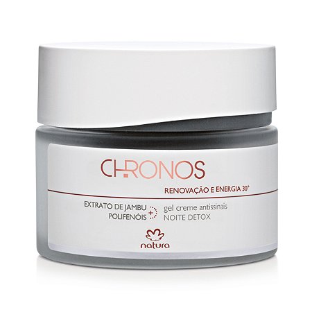 Gel Creme Antissinais 30+ Noite Renovação e Energia Chronos 40 g