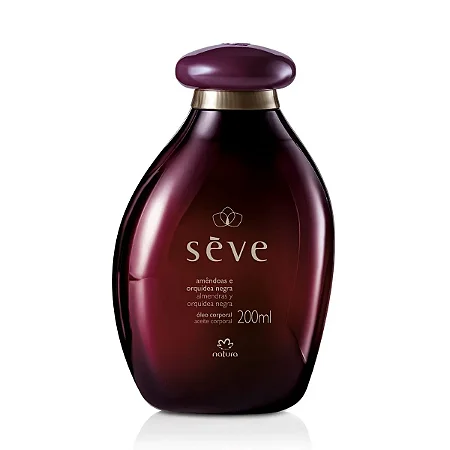 Óleo Desodorante Corporal Sève Amêndoas e Orquídea Negra 200ml