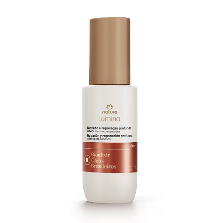 Óleo Leve Reparador para Cabelos Secos ou Ressecados Lumina 100 ml