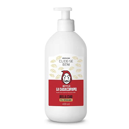 Loção Hidratante Desodorante Cuide-se Bem La Casa de Papel Bella Ciao Pele Ressecada 400ml