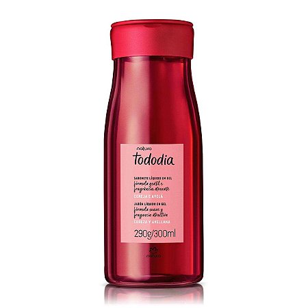 Sabonete Líquido em Gel Tododia Cereja e Avelã 290g/300ml