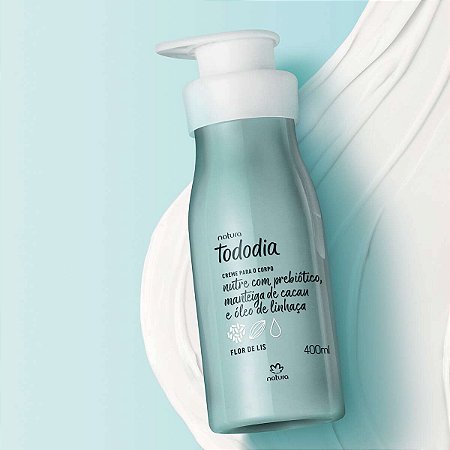 Creme Desodorante Nutritivo Tododia Flor de Lis 400ml