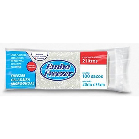 Saco Para Freezer Geladeira e Microondas 2L