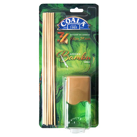 Coala Difusor de Aromas Ambientes Varetas Bambu 100ml