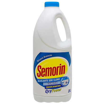 Alvejante Sem Cloro Lava Roupas White Semorin 2L Oxy Power