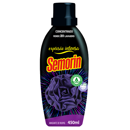 Amaciante Concentrado Explosão Intensa Semorin 450ml