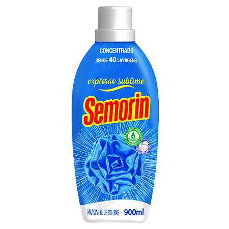 Amaciante Concentrado Explosão Sublime Semorin 900ml