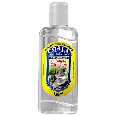 Essencia Limpador Perfumado Eucalipto Citrodora Coala 120ml