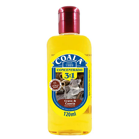 Desinfetante Concentrado 3em1 Cravo e Canela Coala 120ml