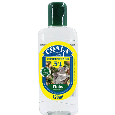 Desinfetante Concentrado 3em1 Pinho Coala 120ml