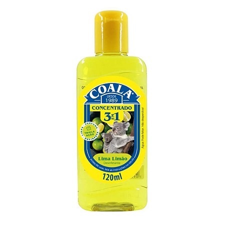 Desinfetante Concentrado 3em1 Lima Limão Coala 120ml