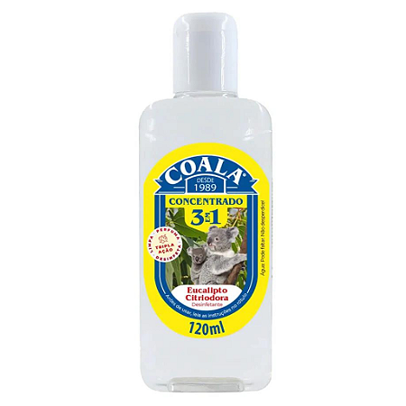 Desinfetante Concentrado 3em1 Eucalipto Citriodora Coala 120ml