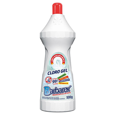 Cloro Gel Desinfetante Uso Geral Barbarex 500g