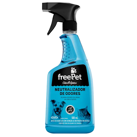 Neutralizador de Odores de Urina de Cães e Gatos Spray FreePet Start 500ml