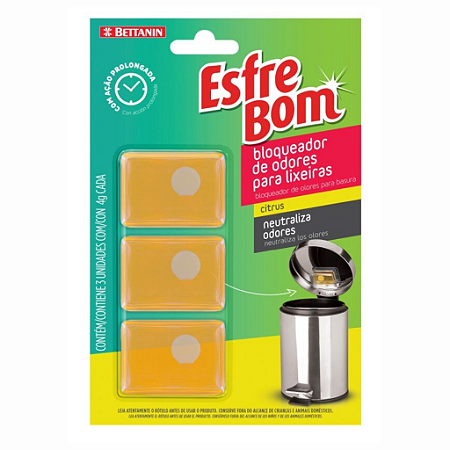 Bloqueador De Odores Para Lixeira EsfreBom Citrus Neutraliza Odores