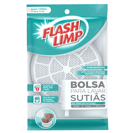Bolsa Para Lavar Sutiãs e Roupas Intimas Flash Limp