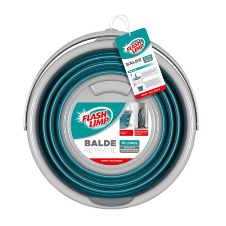 Balde Retrátil 10L Flash Limp