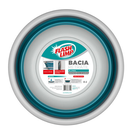 Balde Retrátil 8L Flash Limp