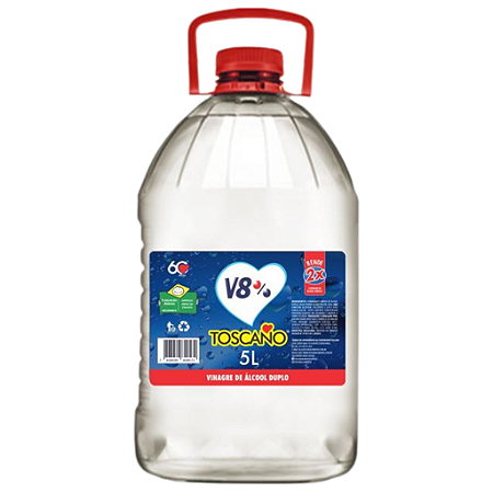 Vinagre De Álcool 8% Toscano 5L
