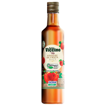 Vinagre De Fruta Maçã Senhor Viccino Vita Orgânico 500ml
