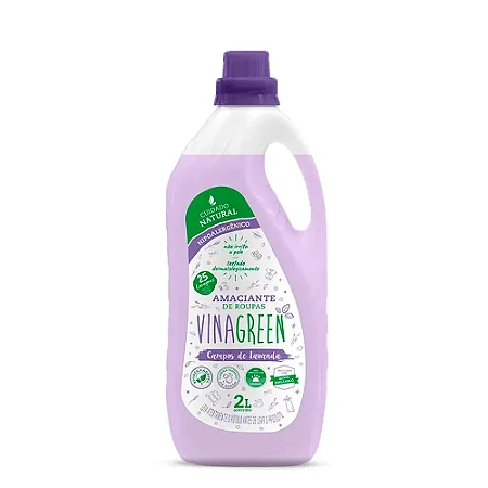 Vinagreen Amaciante de Roupas Campos de Lavanda 2 Litros