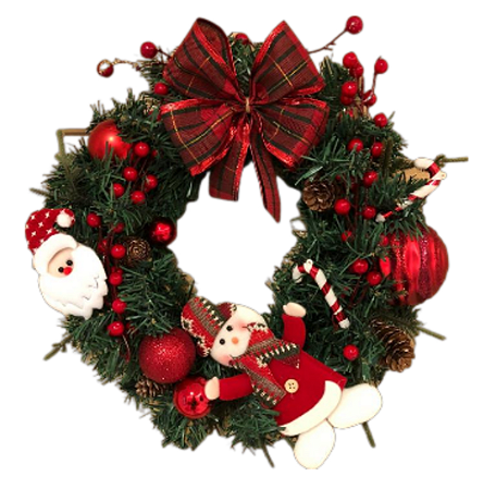 Guirlanda Natal Decorada 35cm
