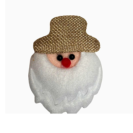 Anel Porta Guardanapo Papai Noel Natal Decoração Mesa 08un