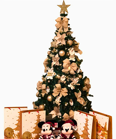 Kit Enfeite de Natal para Árvore de 1,80mt