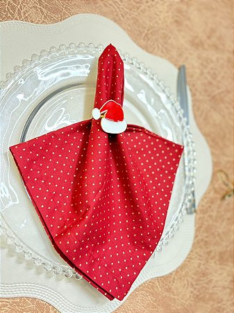 Kit 08 Porta Guardanapo Natal Pinheiro Papai Noel Mesa Posta