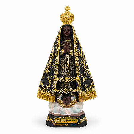 Imagem Nossa Senhora Aparecida 20cm para Oratório Decoração