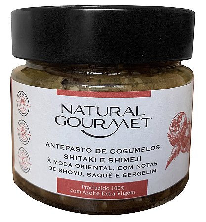 Cogumelos Shitake e Shimeji à Moda Oriental com Notas de Shoyu, Saquê e Gergelim