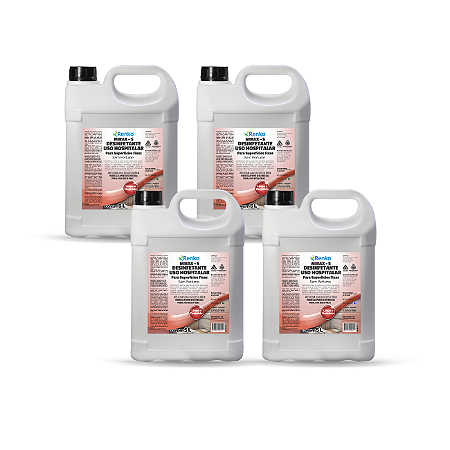 Kit 4 Mirax-s Desinfetante Uso Hospitalar Pronto Uso Renko