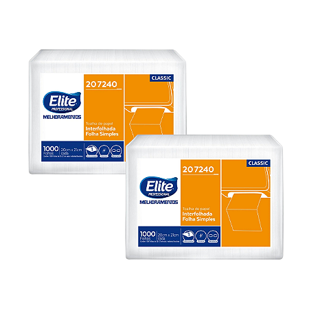 2000 F. Simples Papel Toalha Interfolhado Elite Classic