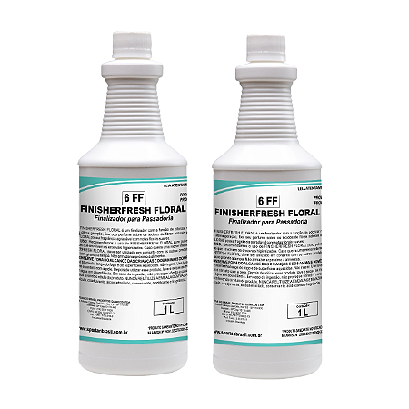 Kit c/ 2 Finisherfresh Floral Odorizador E Facilitador Spartan 1l
