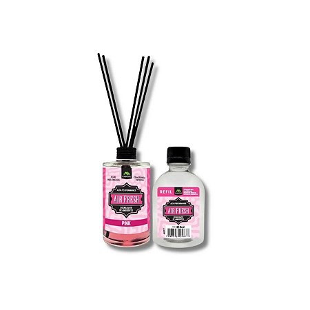 Kit Airfresh Difusor Pink - Com Refil 250ml - Maxbio