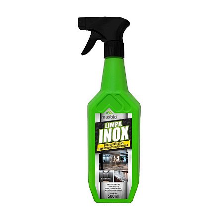 Limpa Inox Maxbio Brilho Intenso 500ml